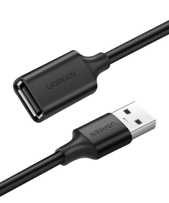UGREEN USB 2.0 Extension Cable – A Male to Female, 480Mbps Data Transfer – 2M