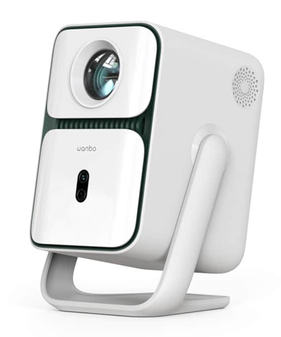 Wanbo T2 Ultra – 1080P 500ANSI Android 11 Smart Home Theatre Projector – White