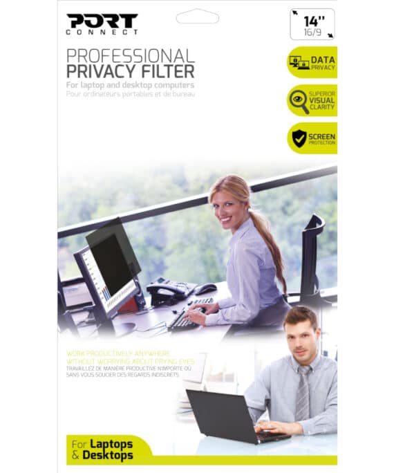 Port Connect 2D Professional Privacy Filter 14"