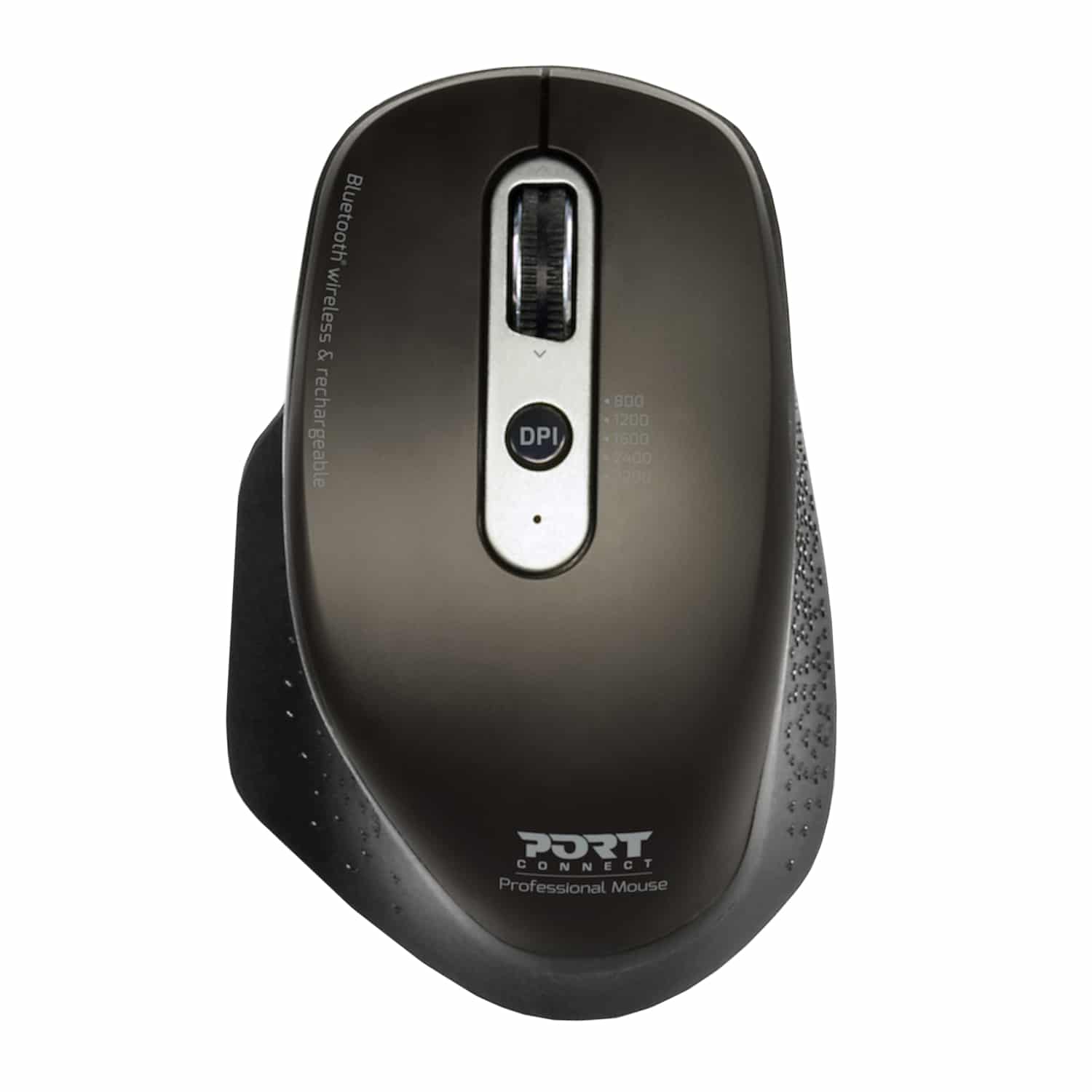 Port Connect Bluetooth Wireless And Rechargeable Executive Mouse - Black 1 Port Connect Bluetooth Wireless And Rechargeable Executive Mouse - Black