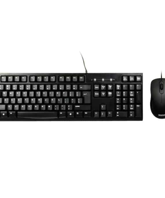 Port Design COMBO Wired Mouse + Keyboard - Black