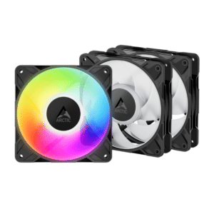 Arctic P12 Pro ARGB 120mm PWM Black Case Fan 3 Pack