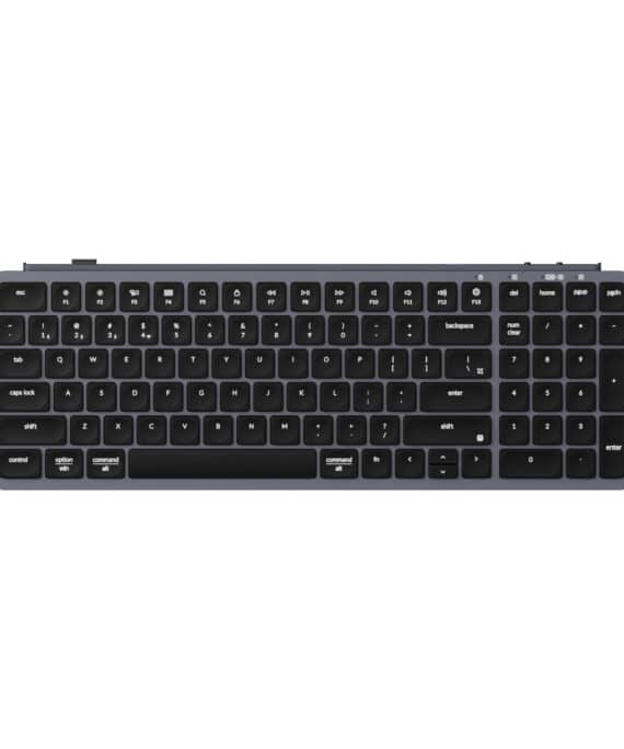 Keychron B2 Pro Ultra-Slim 96% Wireless Keyboard - Space Gray