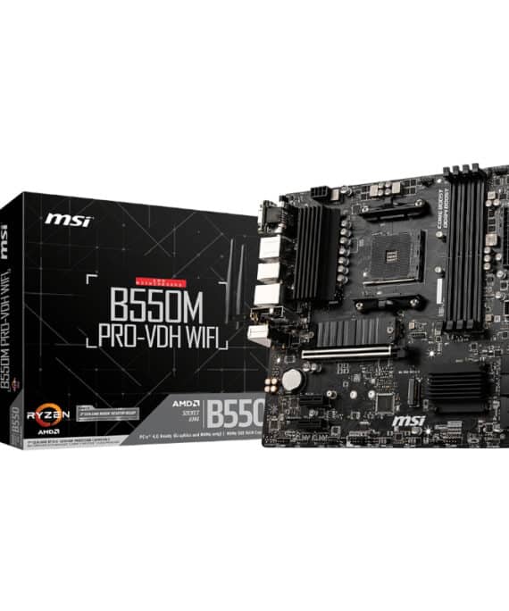 MSI B550M PRO-VDH WIFI AMD AM4 MATX Gaming Motherboard