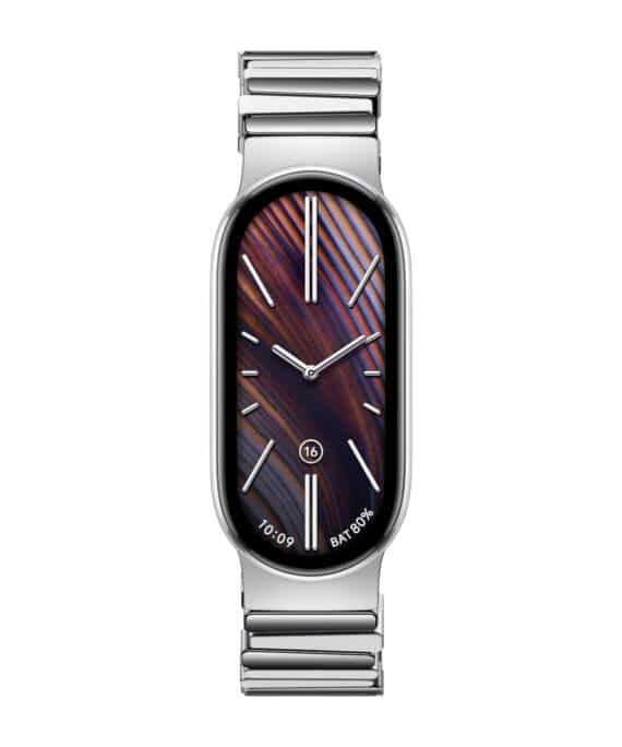 Xiaomi Smart Band 10 Asymmetrical Metal Strap – Silver