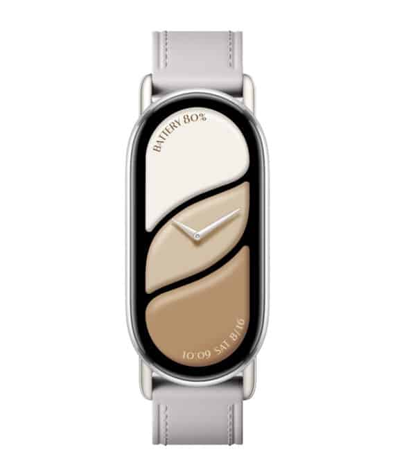 Xiaomi Smart Band 10 Leather Strap - Grey