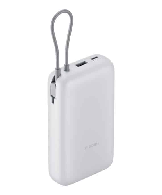 Xiaomi Power Bank 20000mAh (Integrated Cable) - Light Grey