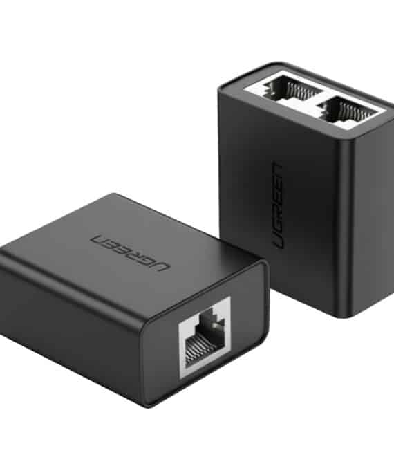 UGREEN RJ45 Splitter Adapter 2 Pack (Black)