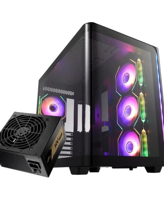 FSP M580 ATX Gaming Chassis and HV Pro 650W Power Supply Bundle