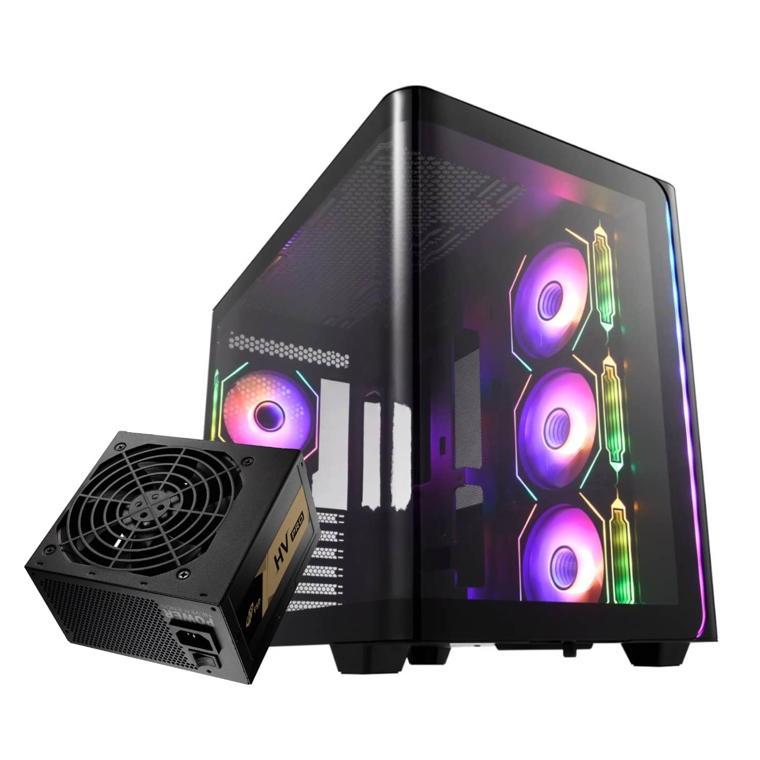Fsp M580 Atx Gaming Chassis And Hv Pro 650W Power Supply Bundle 1 Fsp M580 Atx Gaming Chassis And Hv Pro 650W Power Supply Bundle