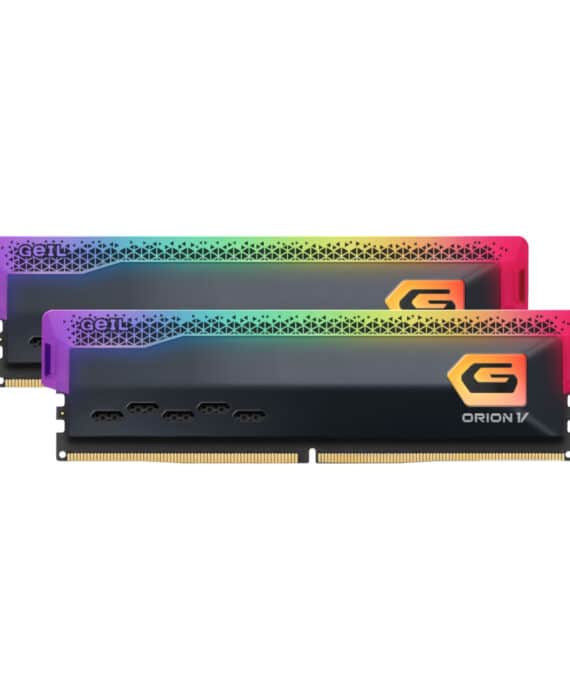 Geil Orion V RGB 32GB 6000MHz DDR5 Desktop Gaming Memory Kit (2 x 16GB) – Grey