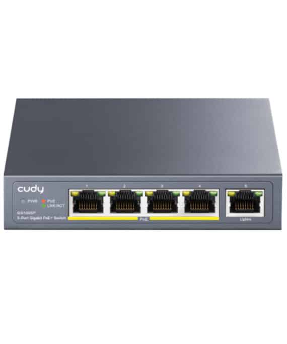 Cudy 5-Port Gigabit PoE+ Unmanaged Switch