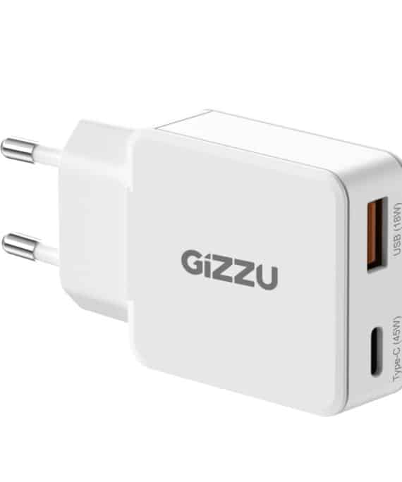 Gizzu 2-Port 45W GaN Wall Charger