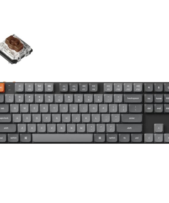 Keychron K1 Max QMK/VIA 80% Wireless Custom Mechanical Keyboard | BROWN Switches