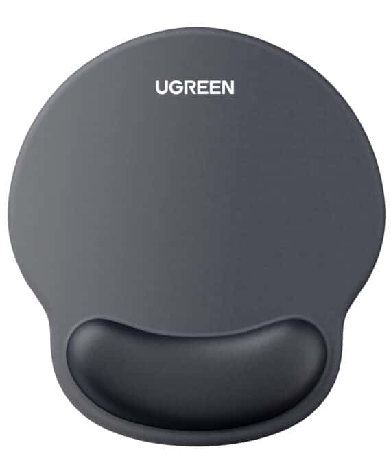 UGREEN LP668 Ergonomic Mousepad with Wrist Rest (220 x 245 mm) - Black