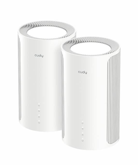Cudy BE11000 Wi-Fi7 Tri-band Mesh Wi-Fi System (2 Pack)-White