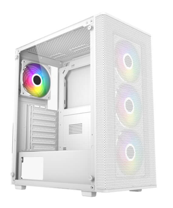 FSP M220 ATX Mid Tower Gaming Chassis - White