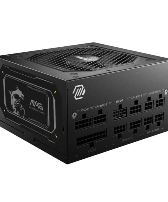 MSI MAG A850GL PCIe5 ATX3.1 80 PLUS Gold Modular Power Supply