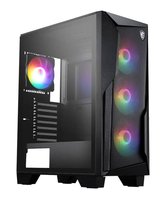 MSI MAG FORGE 130A Airflow ATX Gaming Chassis - Black
