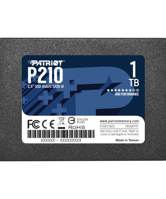 Patriot P210 1TB 2.5 Inch SATAIII SSD