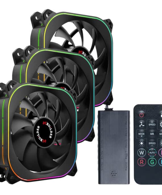 PCBuilder TORNADO CHILL ARGB 120mm Fan Kit