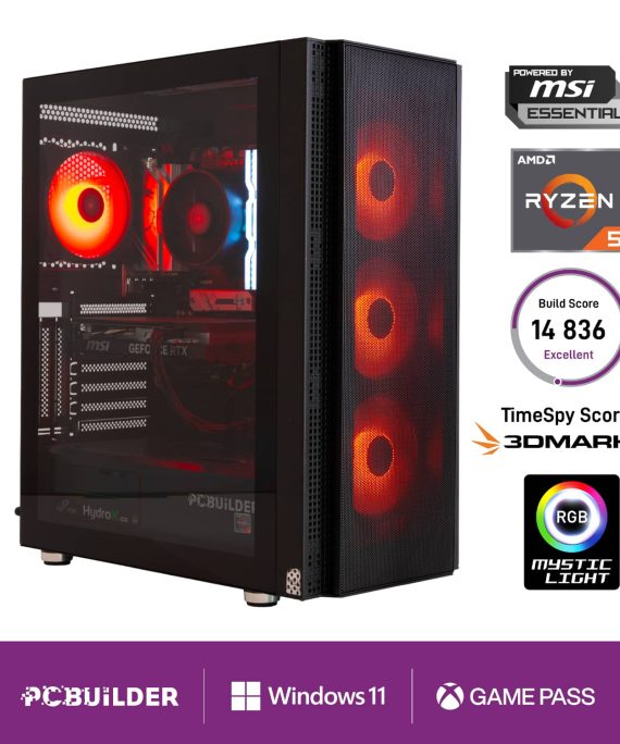 PCBuilder Ryzen 5 9600X NEXUS Windows 11 Gaming PC