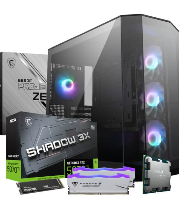 PCBuilder Ryzen 7 9800X3D VALKYRIE Windows 11 Gaming PC