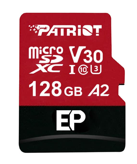 Patriot EP Series 128GB MICRO SDXC V30 A2 (w/o Adaptor)