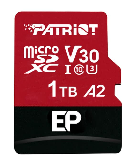 Patriot EP Series 1TB MICRO SDXC V30 A2 (w/o Adaptor)