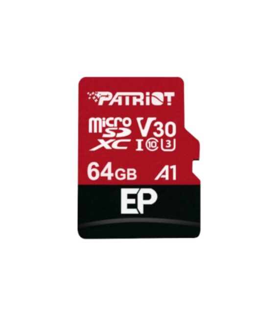 Patriot EP V30 A1 64GB Micro SDXC Card + Adapter
