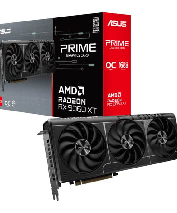 ASUS Prime Radeon RX 9060 XT OC 16GB GDDR6 Graphics Card