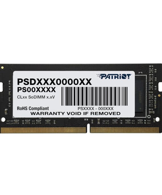 Patriot Signature Line 16GB 3200MHz DDR4 Single Rank SODIMM Notebook Memory