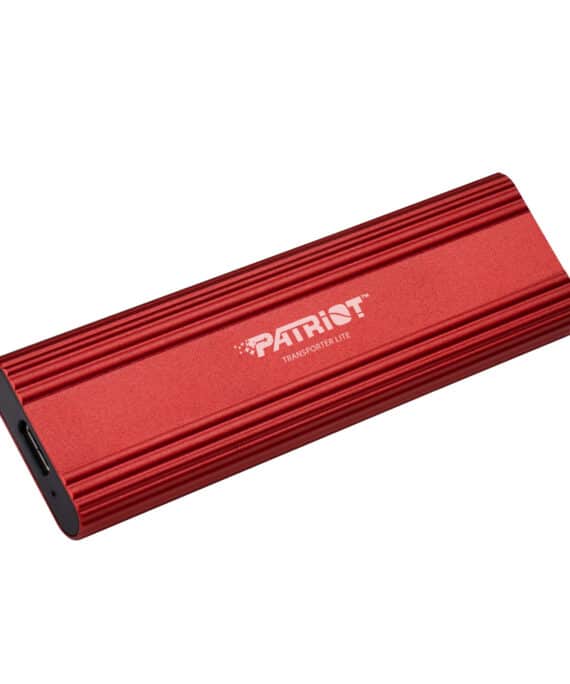 Patriot Transporter Lite 2TB USB3.2 Type-C External Portable SSD - Red