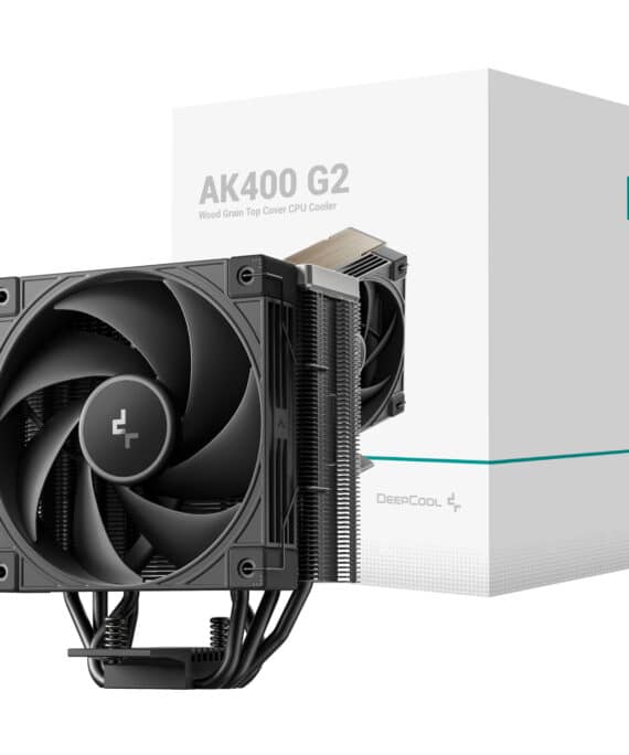 DeepCool AK400 G2 Dark 120mm CPU Air Cooler - Black