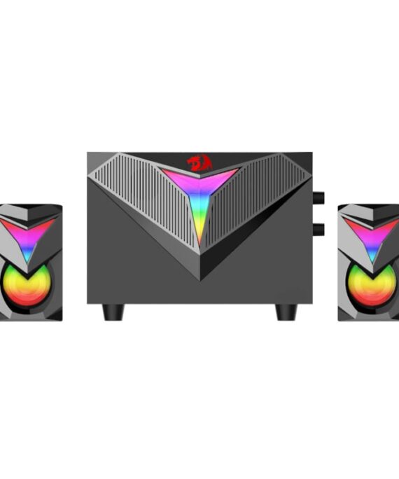 REDRAGON 2.1 Satellite Speaker TOCCATA RGB 11W Gaming Speaker - Black