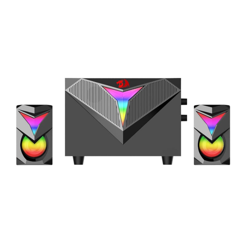 Redragon 2.1 Satellite Speaker Toccata Rgb 11W Gaming Speaker - Black 1 Redragon 2.1 Satellite Speaker Toccata Rgb 11W Gaming Speaker - Black