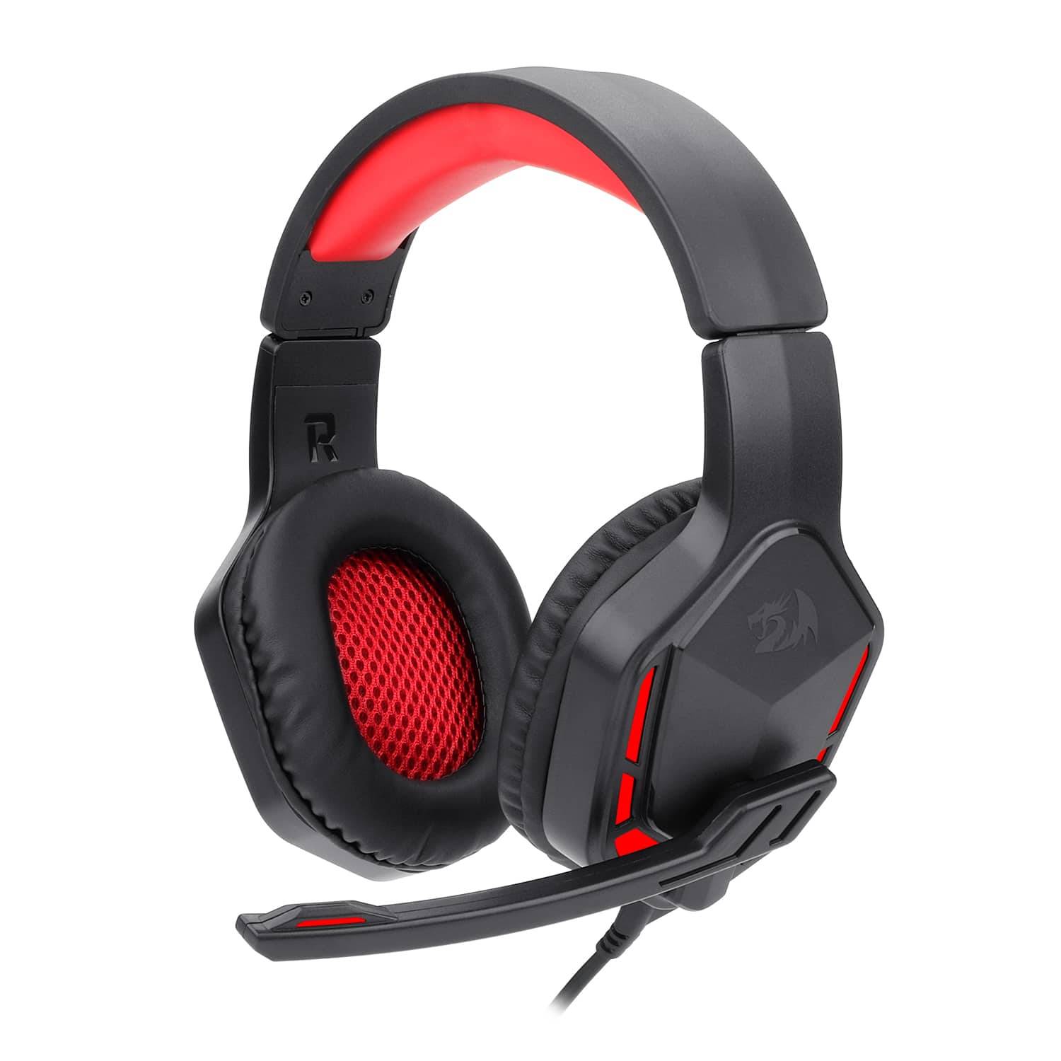 Redragon H220 Themis Led Wired Over-Ear Gaming Headset – Black 1 Redragon H220 Themis Led Wired Over-Ear Gaming Headset – Black