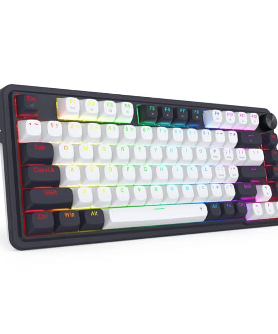 Redragon K673 UCAL 75% Magnetic Ultramag Switch Wired Keyboard - Black