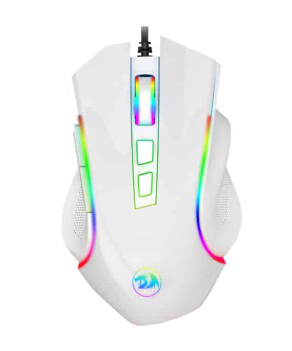 REDRAGON GRIFFIN 7200DPI Gaming Mouse - White