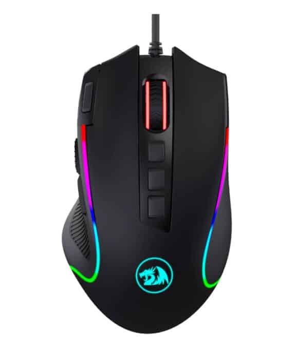 REDRAGON PREDATOR 4000DPI RGB Ergo Gaming Mouse - Black