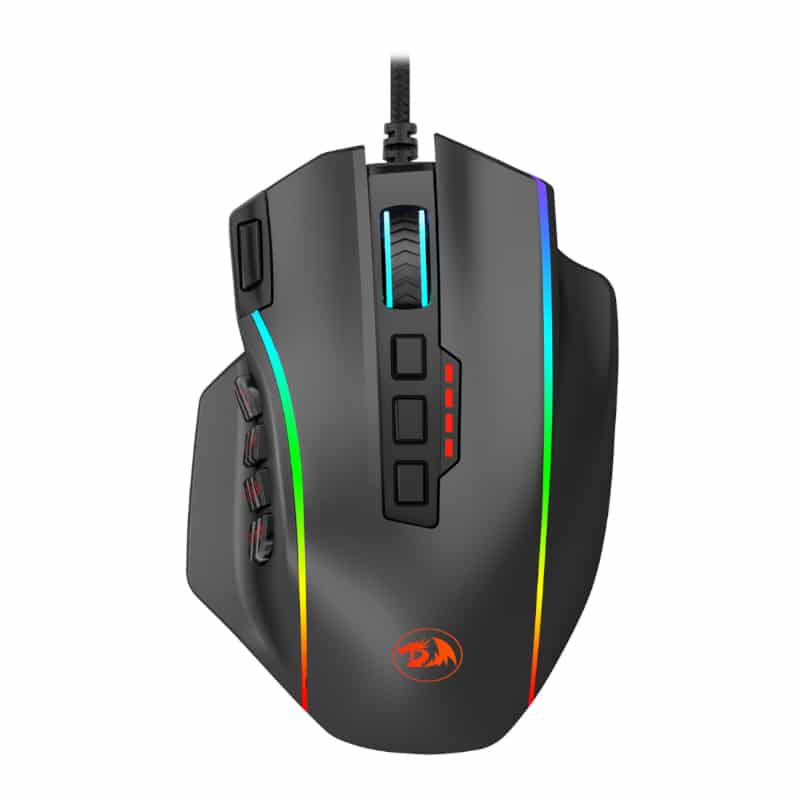 Redragon Perdiction 4 12400Dpi Rgb Mmo Ergo Gaming Mouse - Black 1 Redragon Perdiction 4 12400Dpi Rgb Mmo Ergo Gaming Mouse - Black