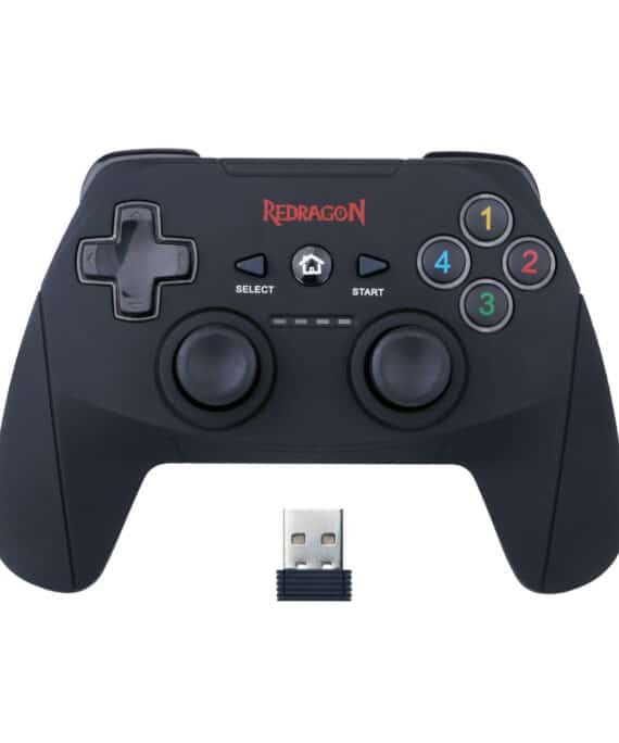 Redragon HARROW Wireless X/D-input(Digital/Analog) PC Controller - Black