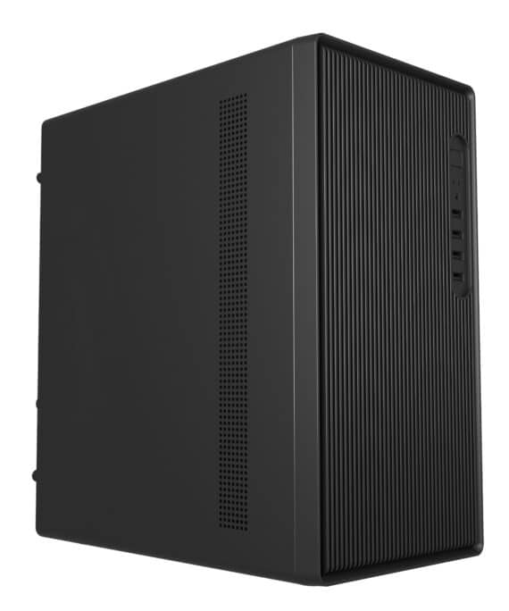 FSP S120 M-ATX Mid Tower Desktop Chassis - Black
