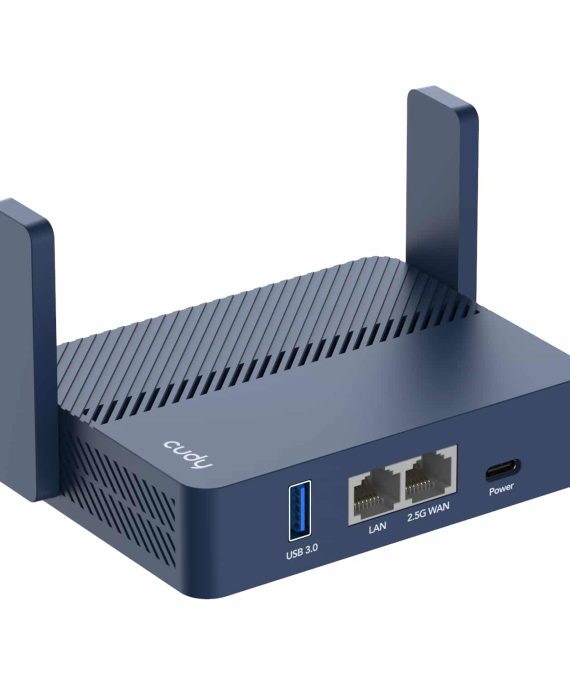 Cudy AX3000 2.5G Wi-Fi 6 Mini VPN Travel Router (TR3000)
