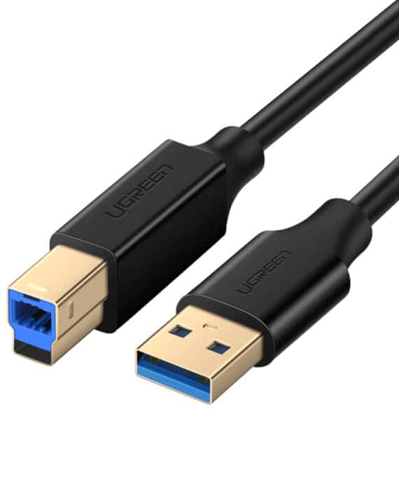 UGREEN US210 USB-A Printer Cable 2M - Black