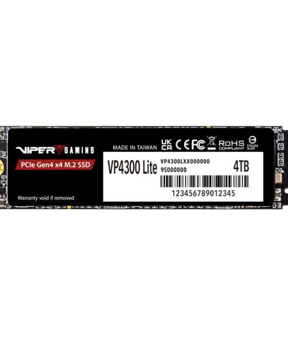 Patriot VP4300 Lite 4TB M.2 PCIe Gen 4 x4 NVMe SSD