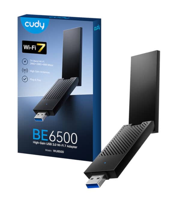 Cudy BE6500 Tir-Band Wi-Fi7 USB 3.0 Adapter