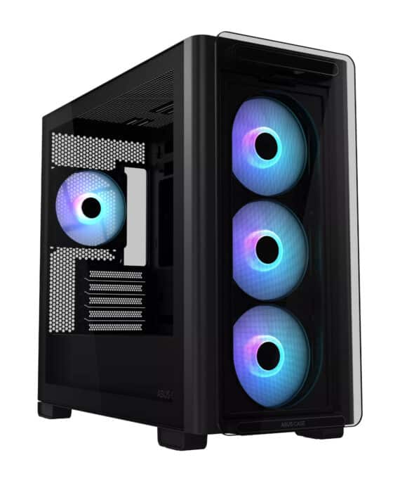 Asus A23 PLUS ARGB Micro-ATX Gaming Chassis - Black
