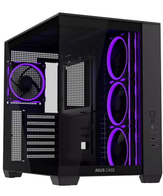Asus A32 PLUS ARGB ATX Gaming Chassis – Black