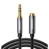 UGREEN AV118 3.5mm AUX Extension Cable 1m – Male to Female –(Black)